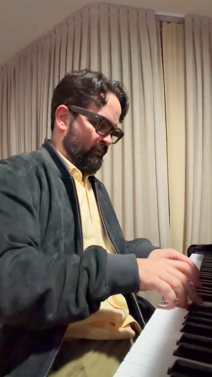 Leo Blume ao piano